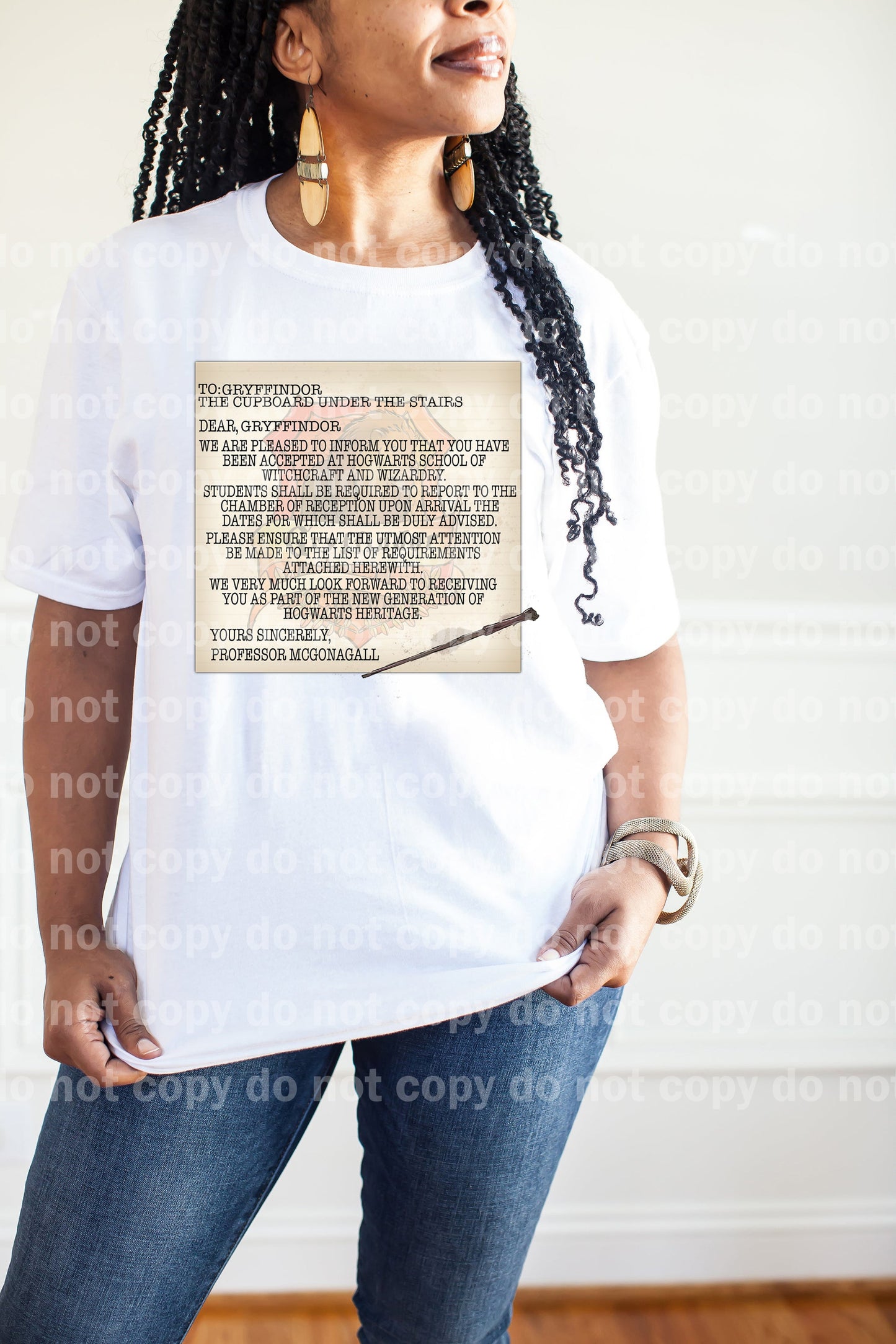 Acceptance Letter Gryff Dream Print or Sublimation Print
