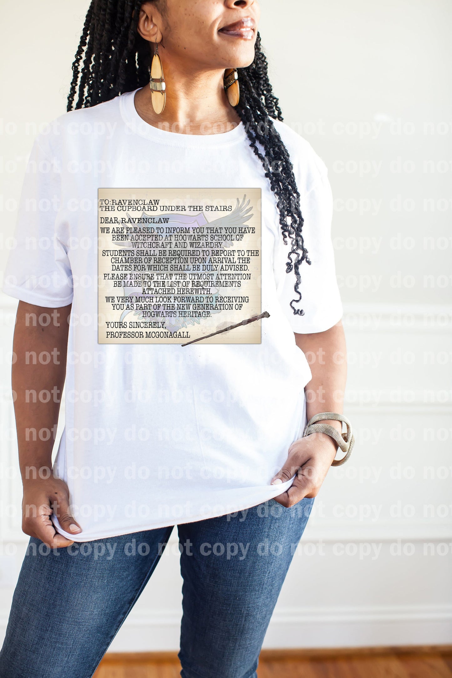 Acceptance Letter Raven Dream Print or Sublimation Print