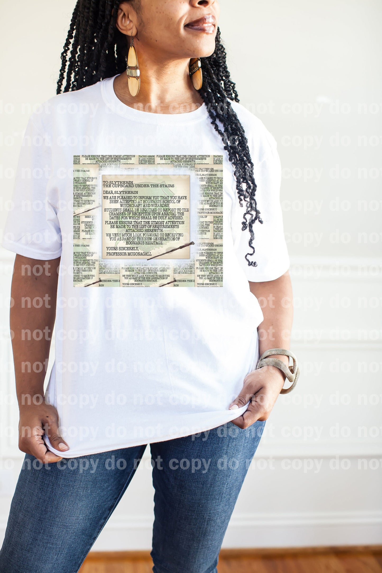 Acceptance Letter With Background Slyth Dream Print or Sublimation Print