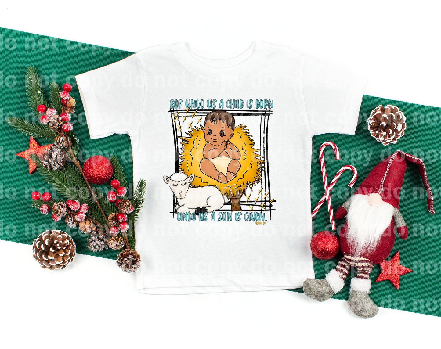 For Unto Us A Child Is Born, Unto Us A Son Is Given Dream Print or Sublimation Print
