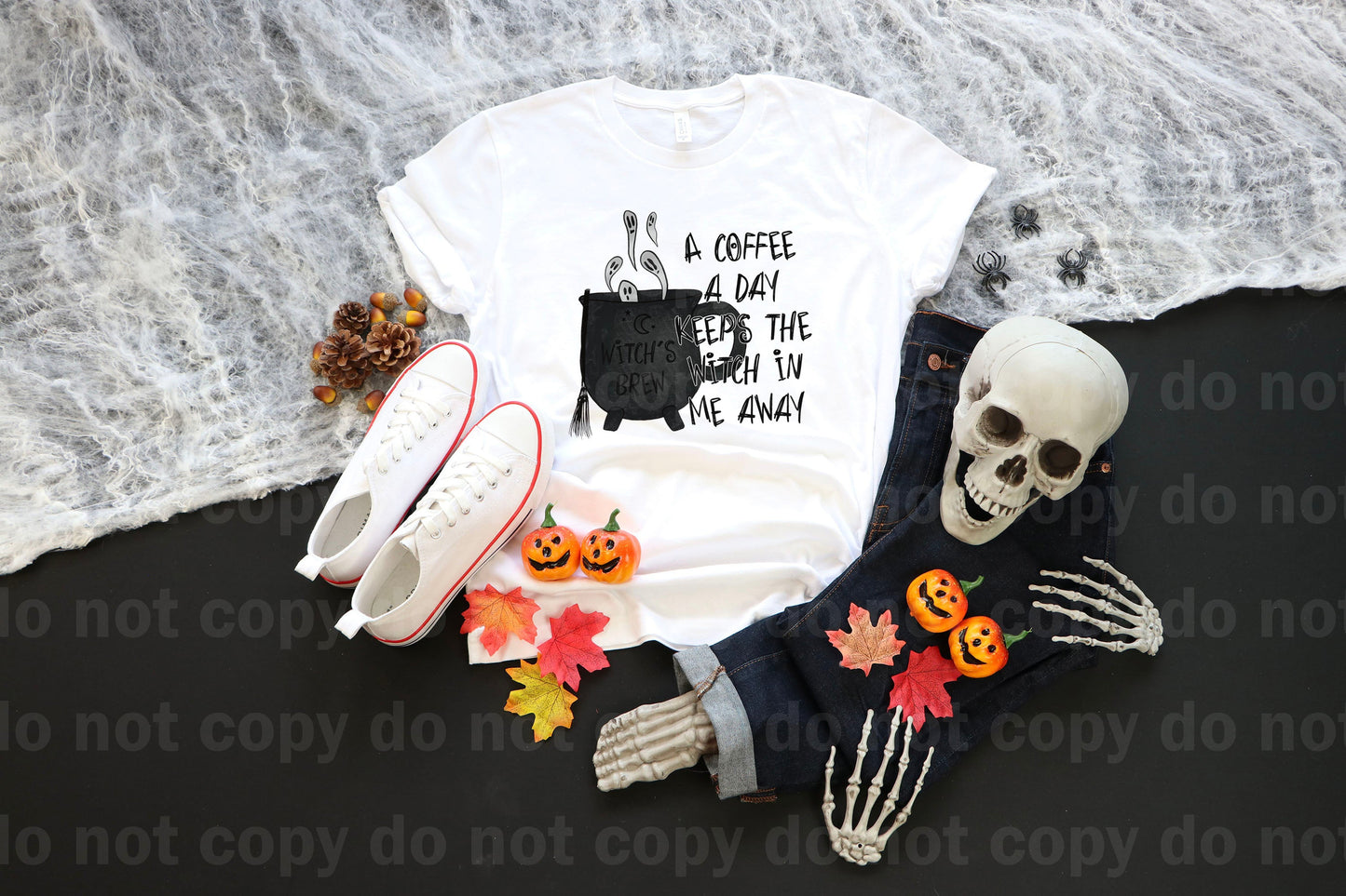 A Coffee a Day Keeps the Witch in Me Away Dream Print or Sublimation Print