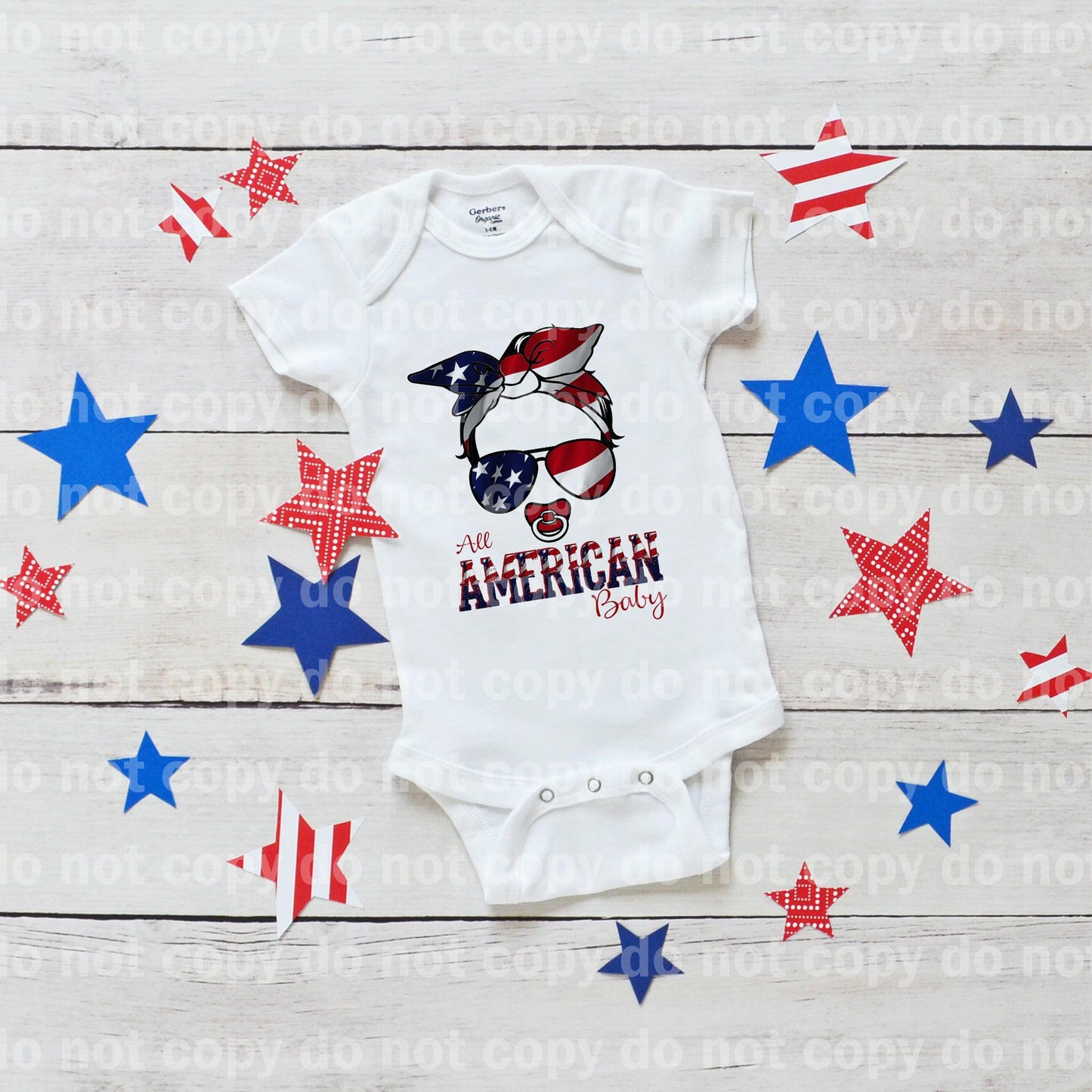 All American Baby Girl Dream Print or Sublimation Print