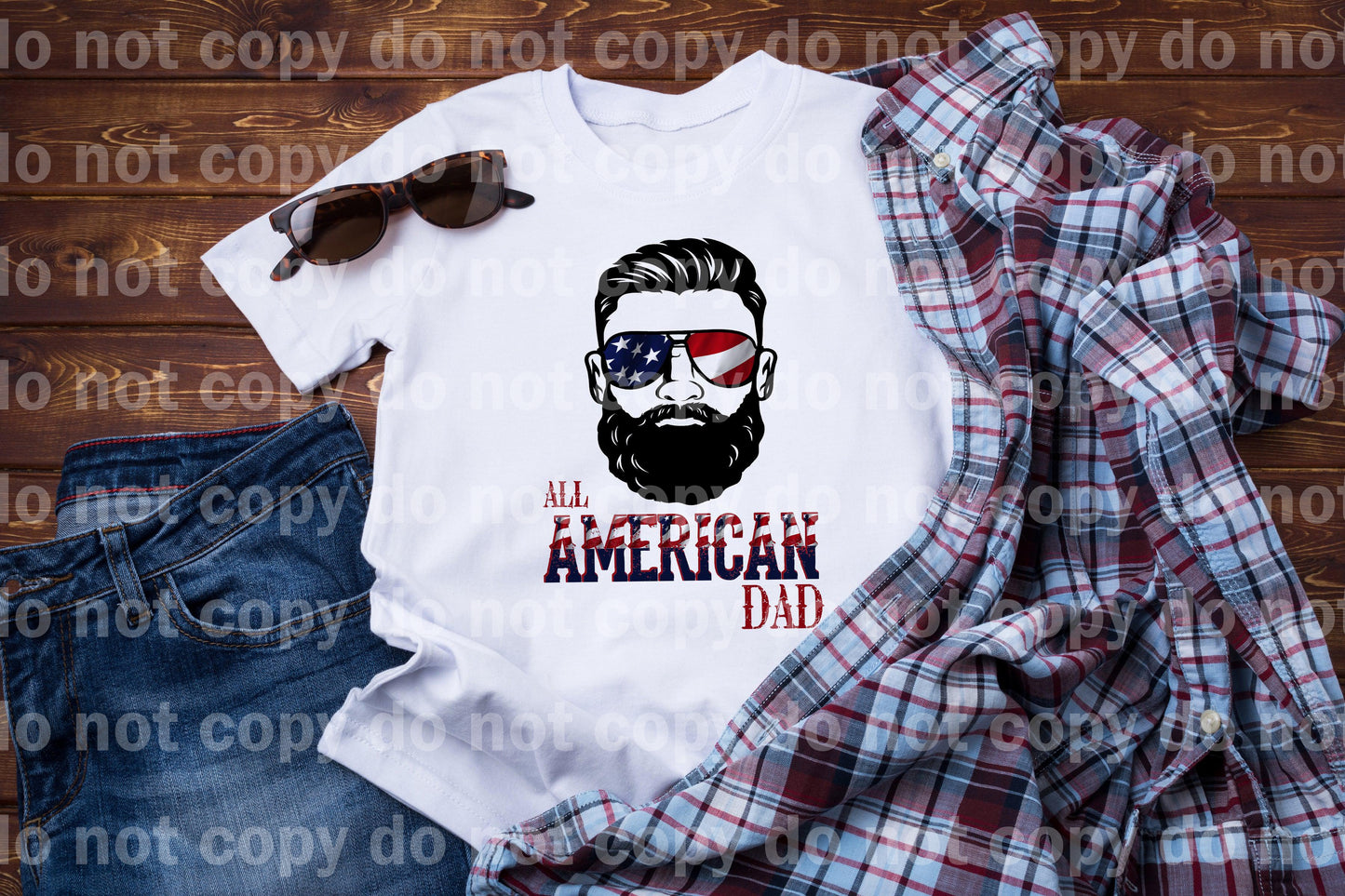 All American Dad Bearded Dream Print or Sublimation Print