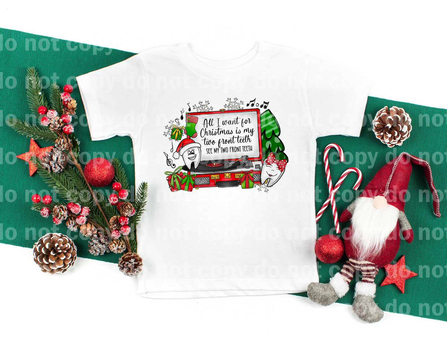 All I Want For Christmas Is My Two Front Teeth See My Two Front Teeth Dream Print or Sublimation Print