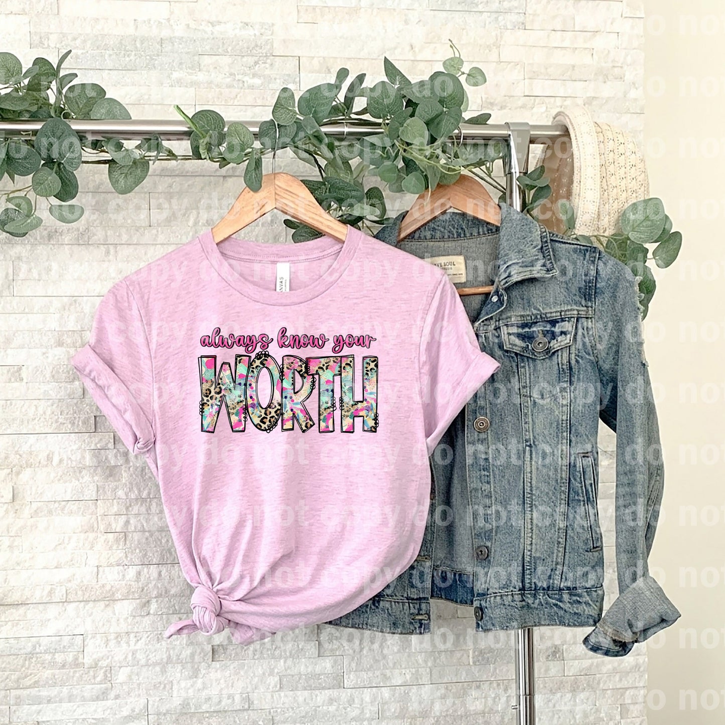 Always Know Your Worth Dream Print or Sublimation Print