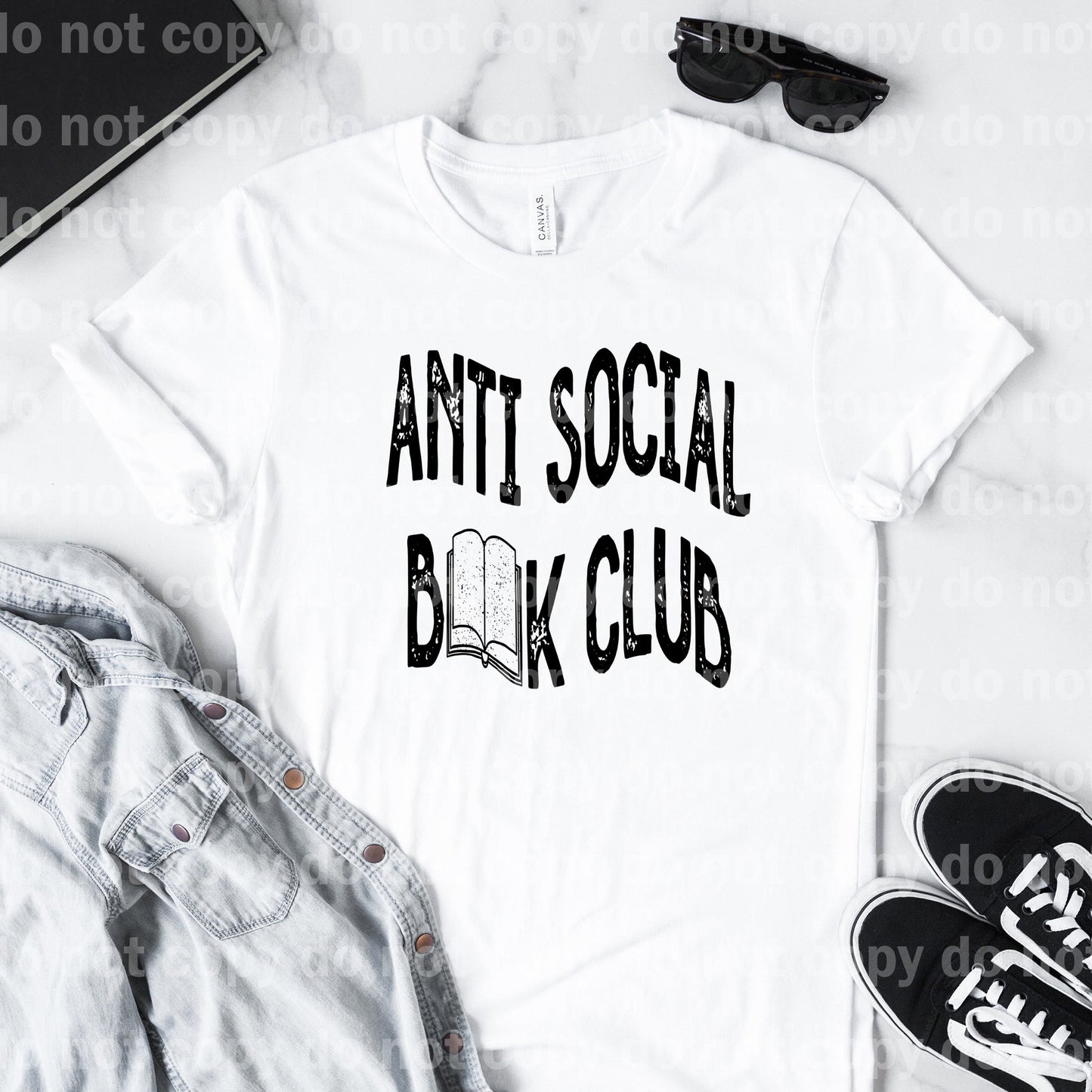 Anti Social Book Club Distressed Dream Print or Sublimation Print
