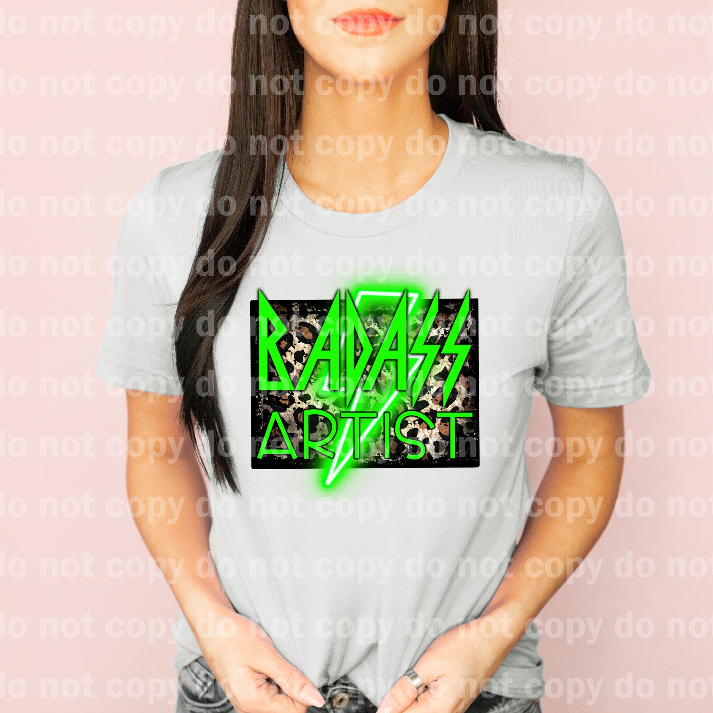 Badass Shirt Maker Neon Green Dream Print or Sublimation Print
