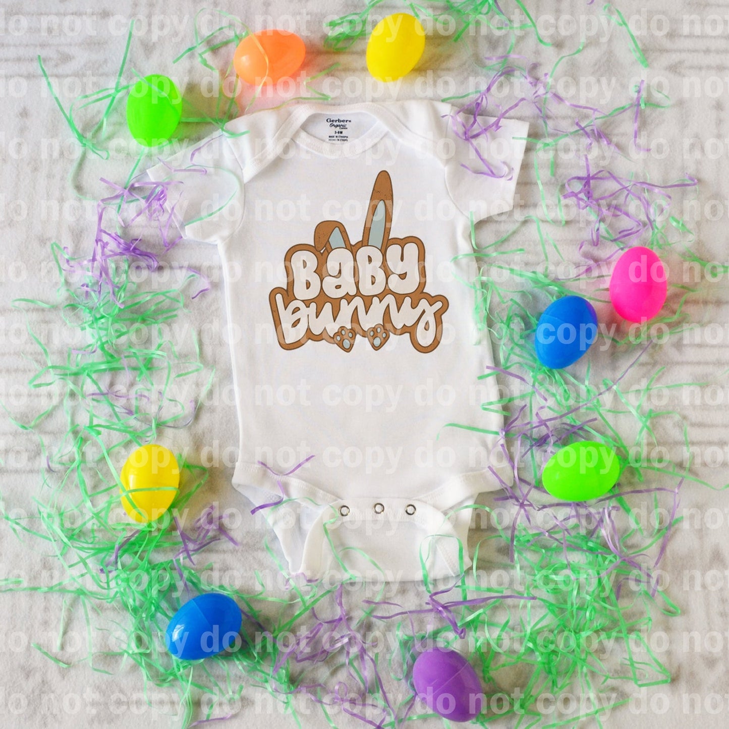 Impresión de sueño de conejito bebé o impresión de sublimación