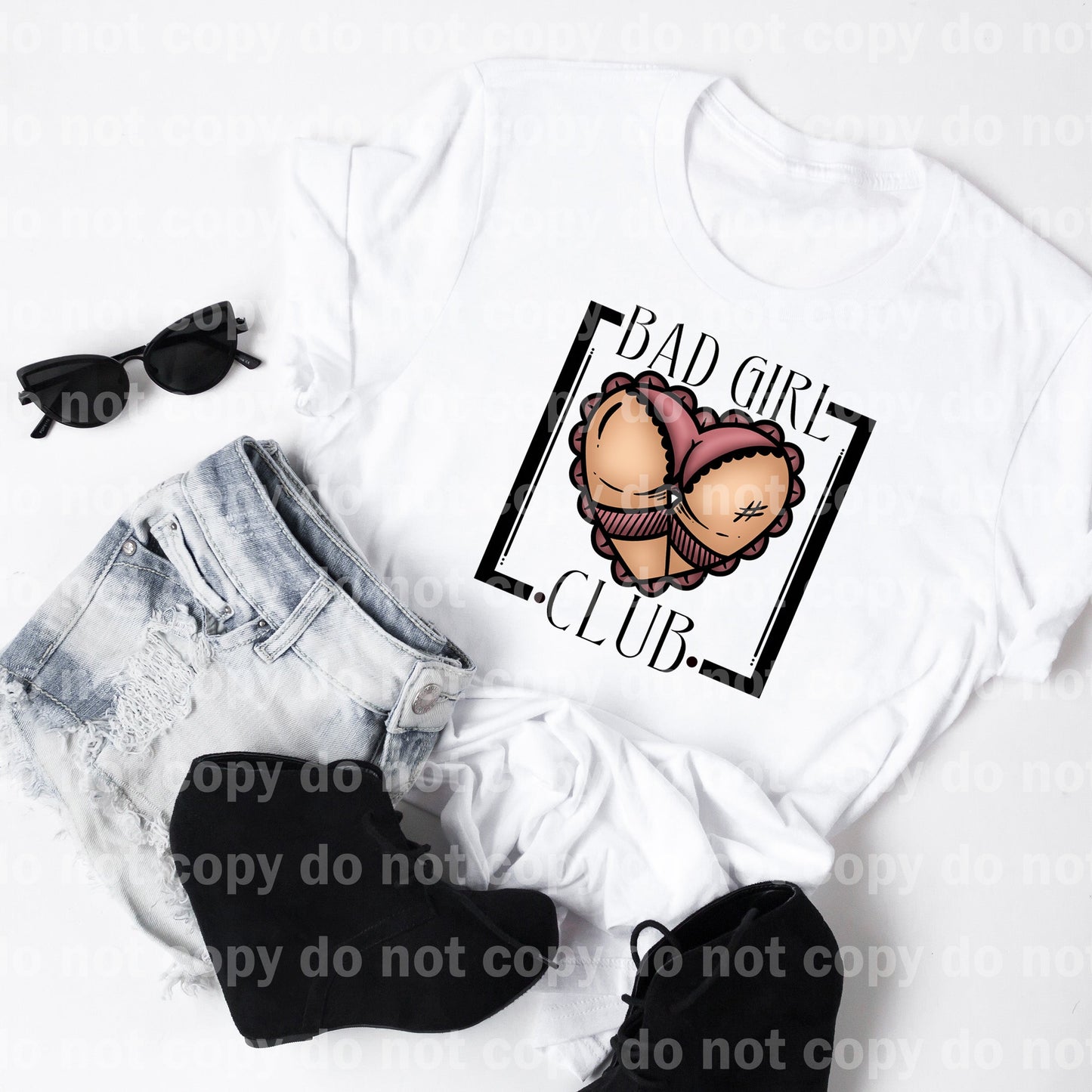 Bad Girl Club Tono de piel claro Impresión de ensueño o impresión de sublimación