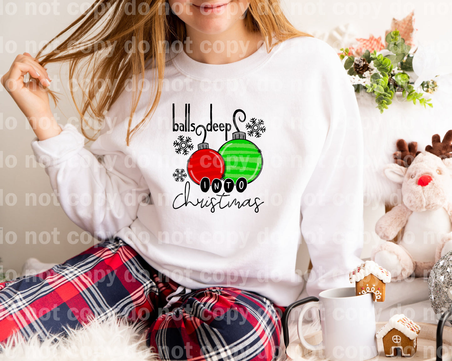 Balls Deep Into Christmas Dream Print or Sublimation Print
