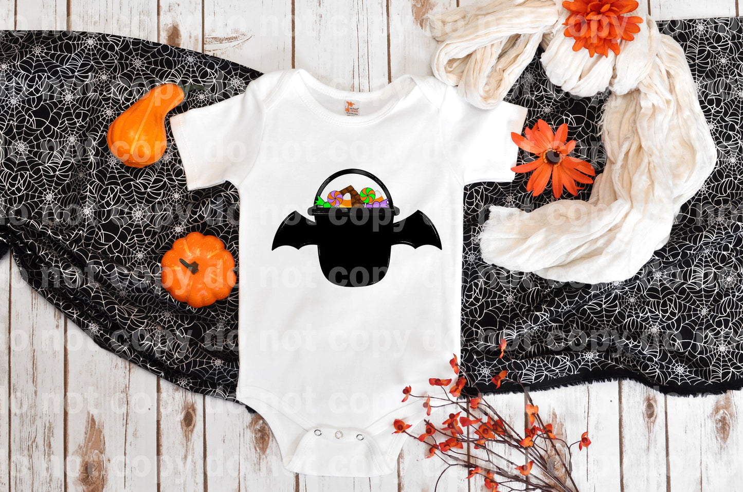 Bat Bucket With Candies Dream Print or Sublimation Print