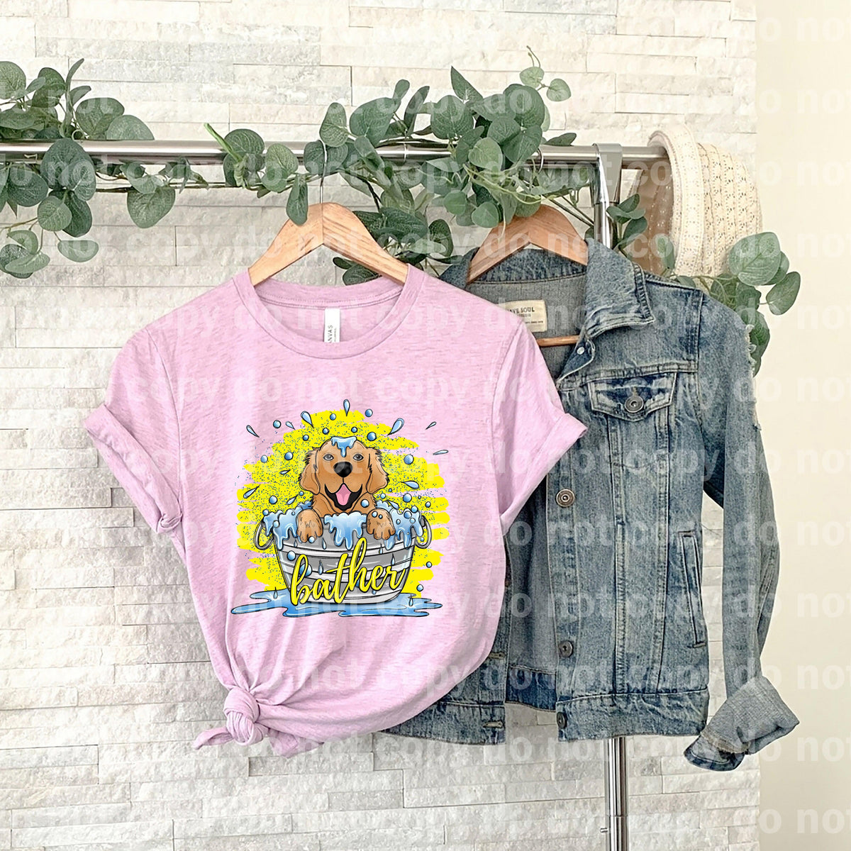 Dog Bather Multiple Colors Dream Print or Sublimation Print