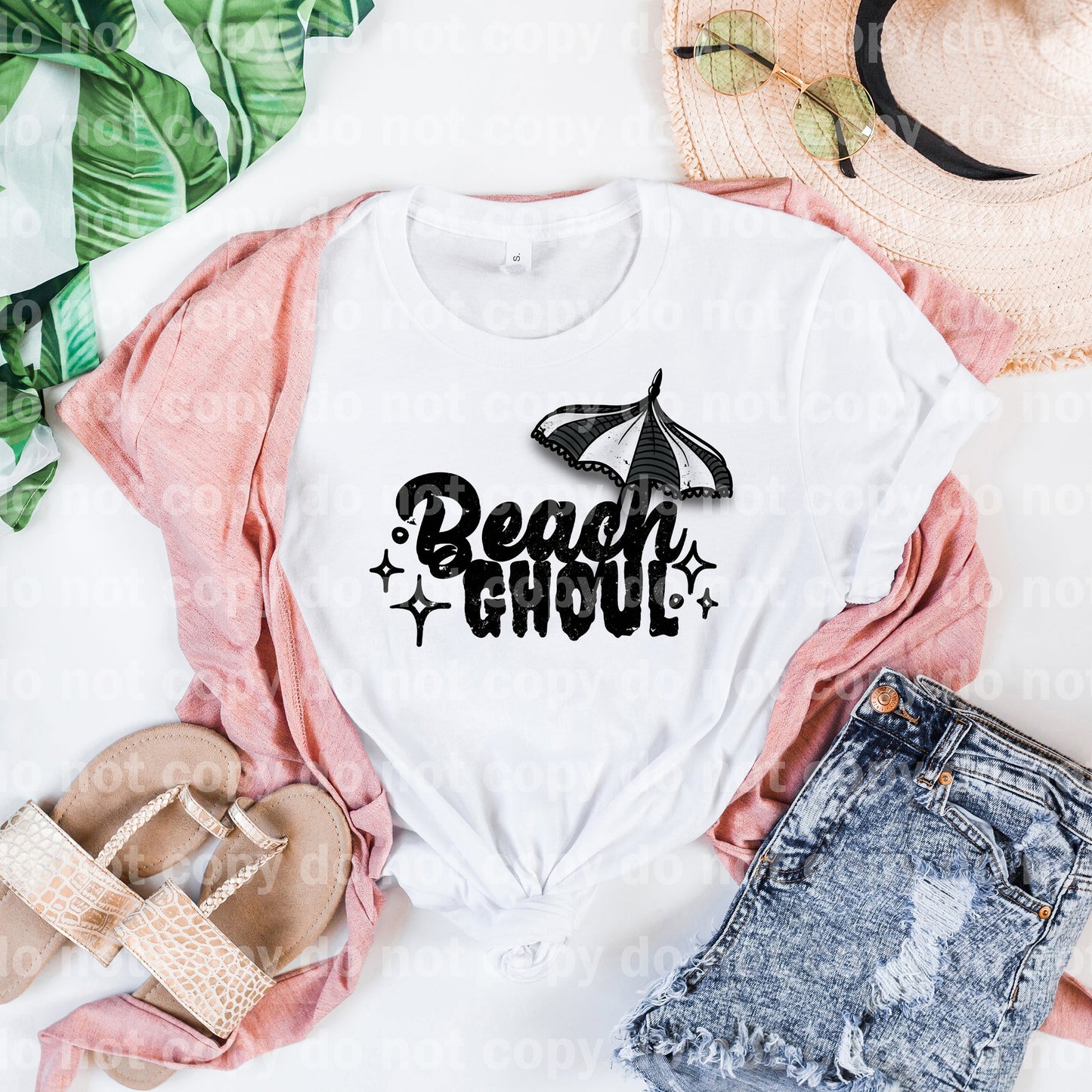 Beach Ghoul Pink/White Dream Print o Impresión por sublimación