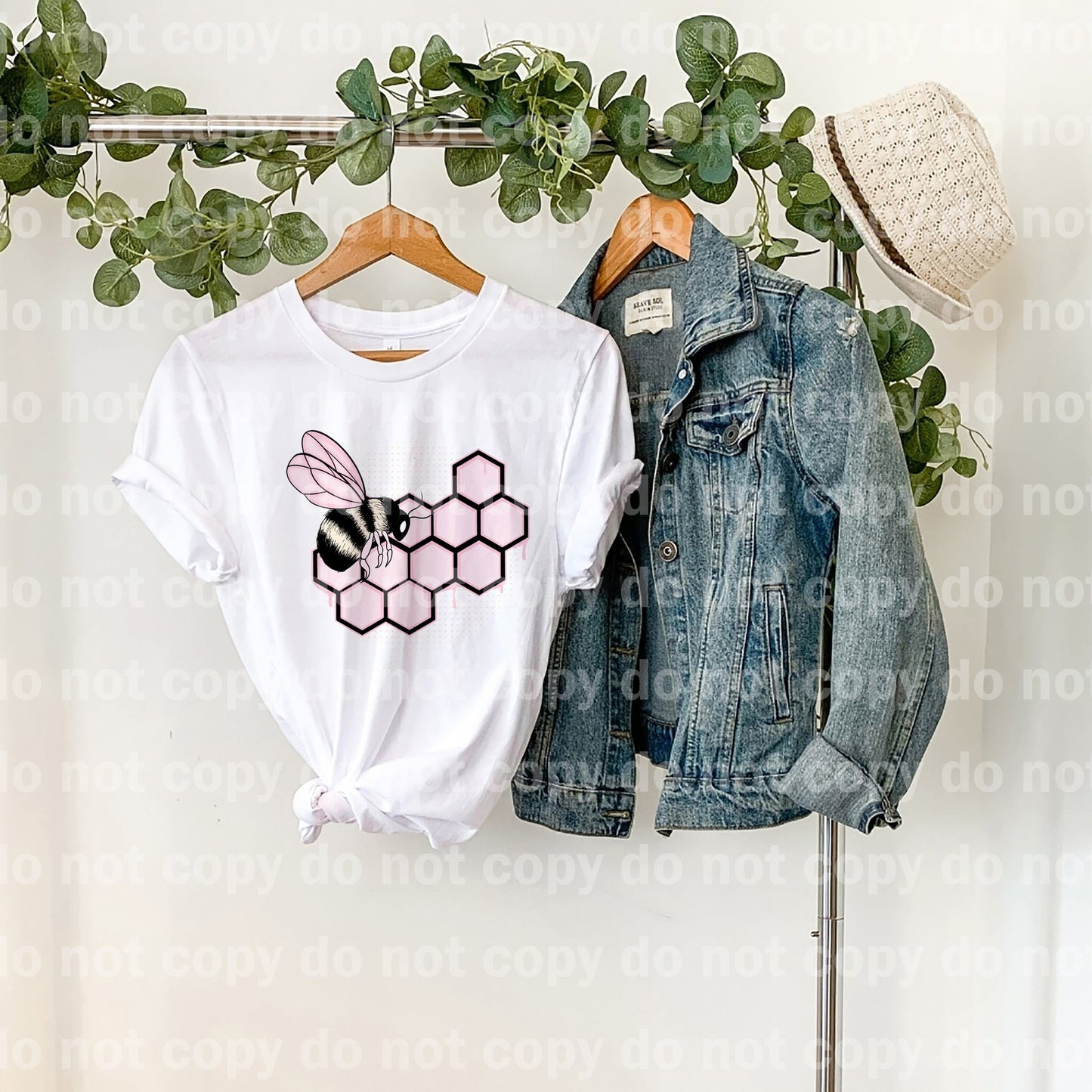 Bee Honeycomb Dream Print or Sublimation Print