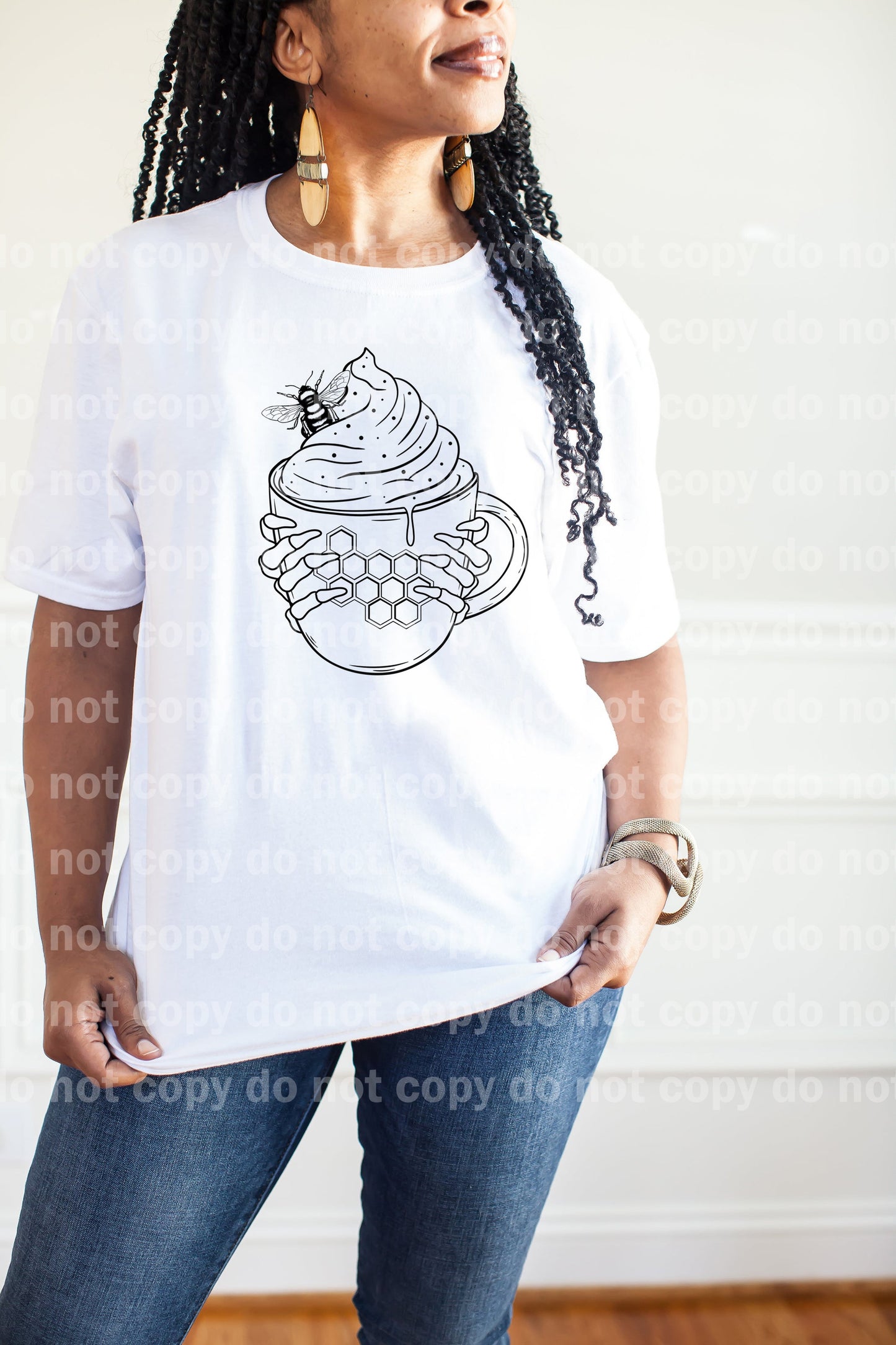Bee Mug Full Color/One Color Dream Print or Sublimation Print