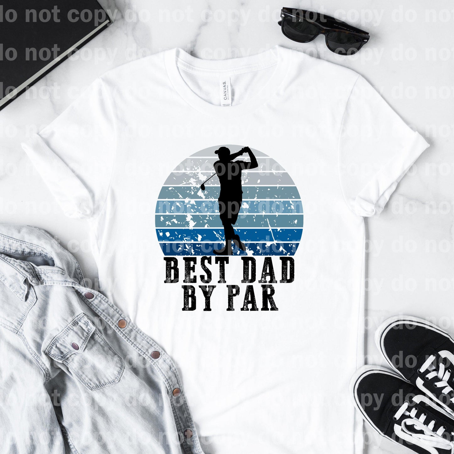 Best Dad By Par Dream Print or Sublimation Print