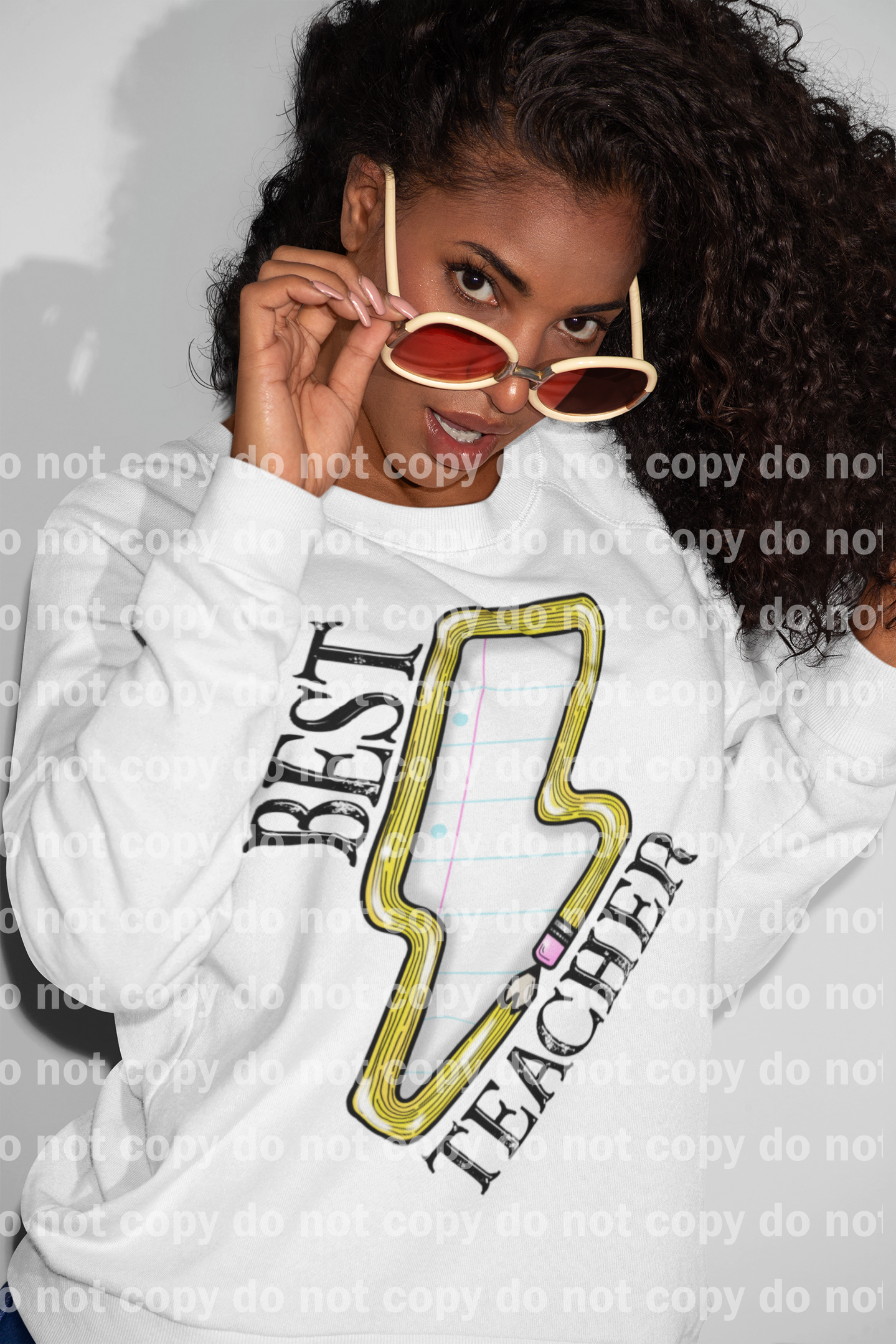 Best Teacher Lightning Bolt Dream Print or Sublimation Print