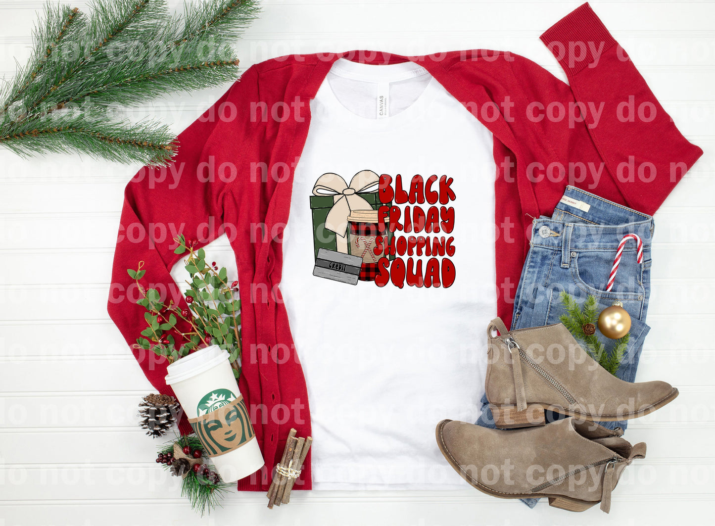 Black Friday Shopping Squad Dream Print o Impresión por sublimación