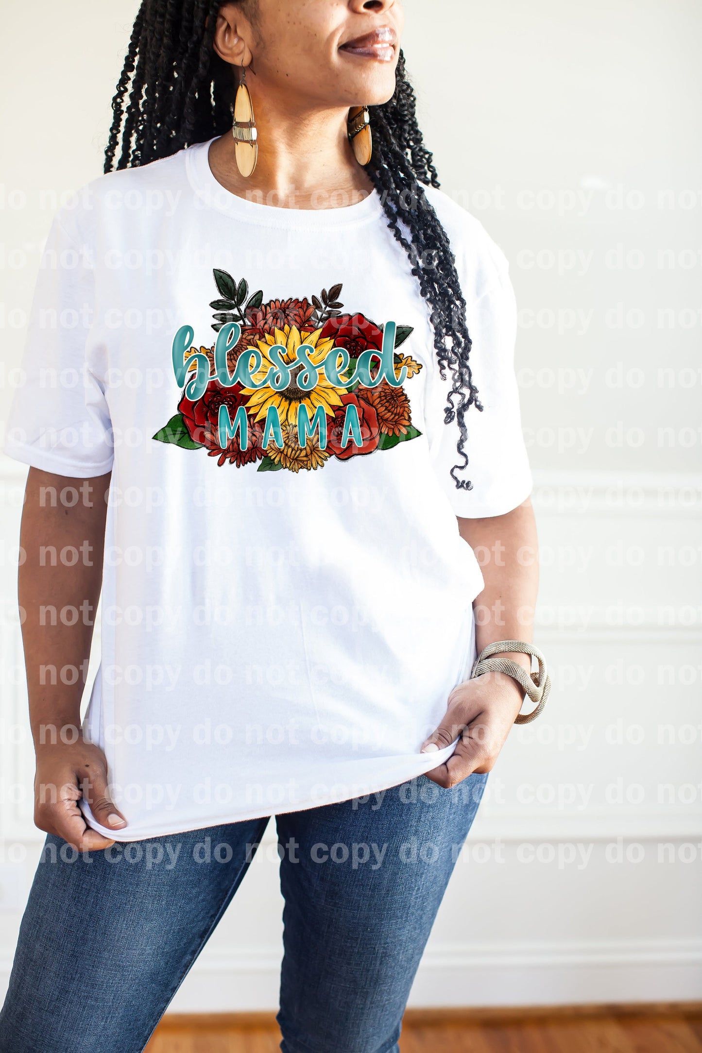 Blessed Mama Flowers Dream Print or Sublimation Print
