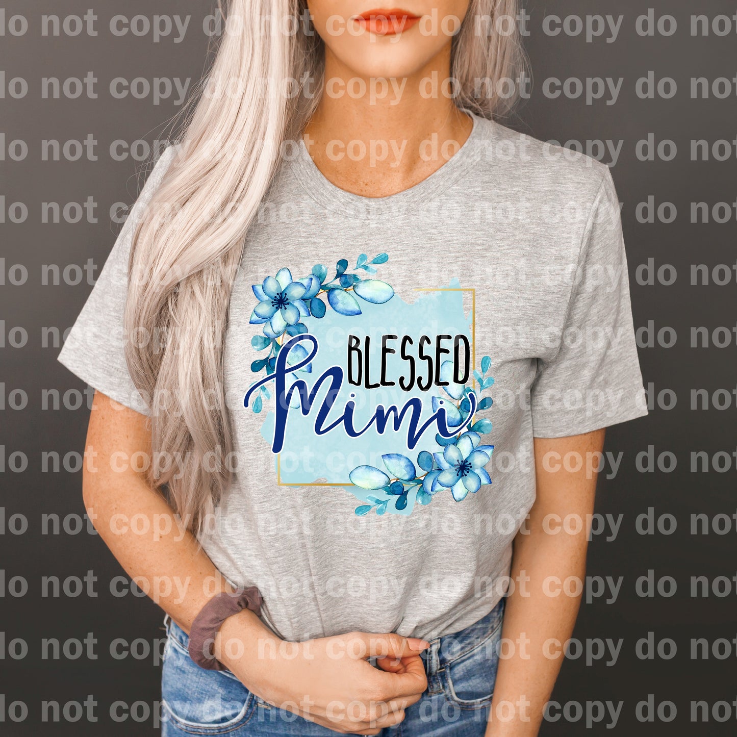 Blessed Mimi Blue Floral Dream Estampado o Estampado por Sublimación