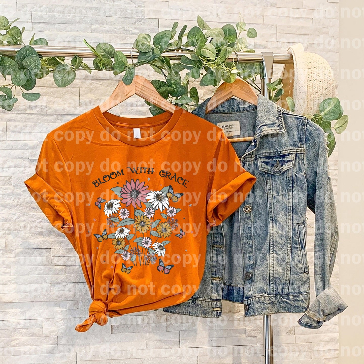 Bloom With Grace Butterfly Floral Dream print transfer