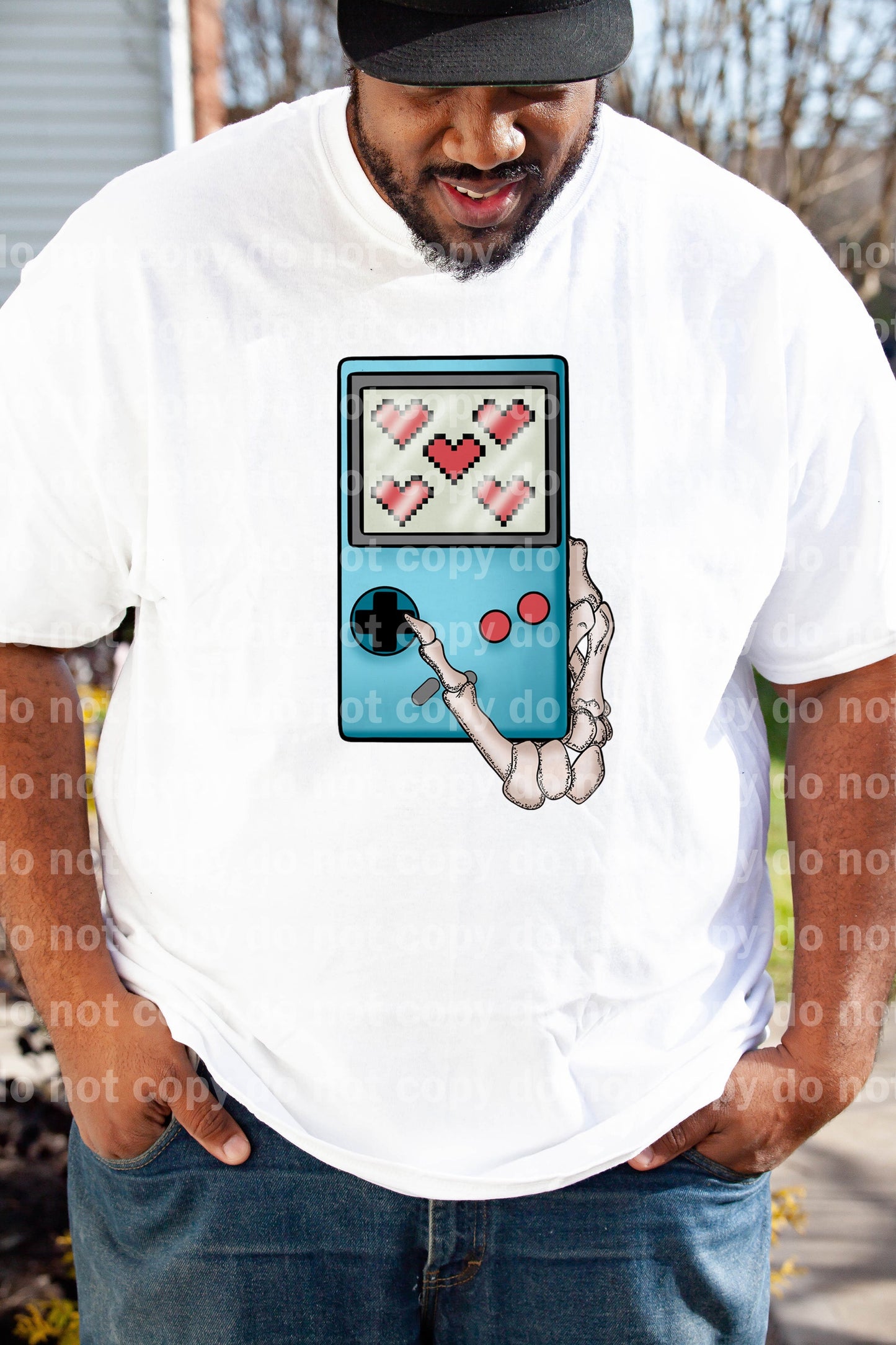Blue Gamer Hand Dream Print or Sublimation Print