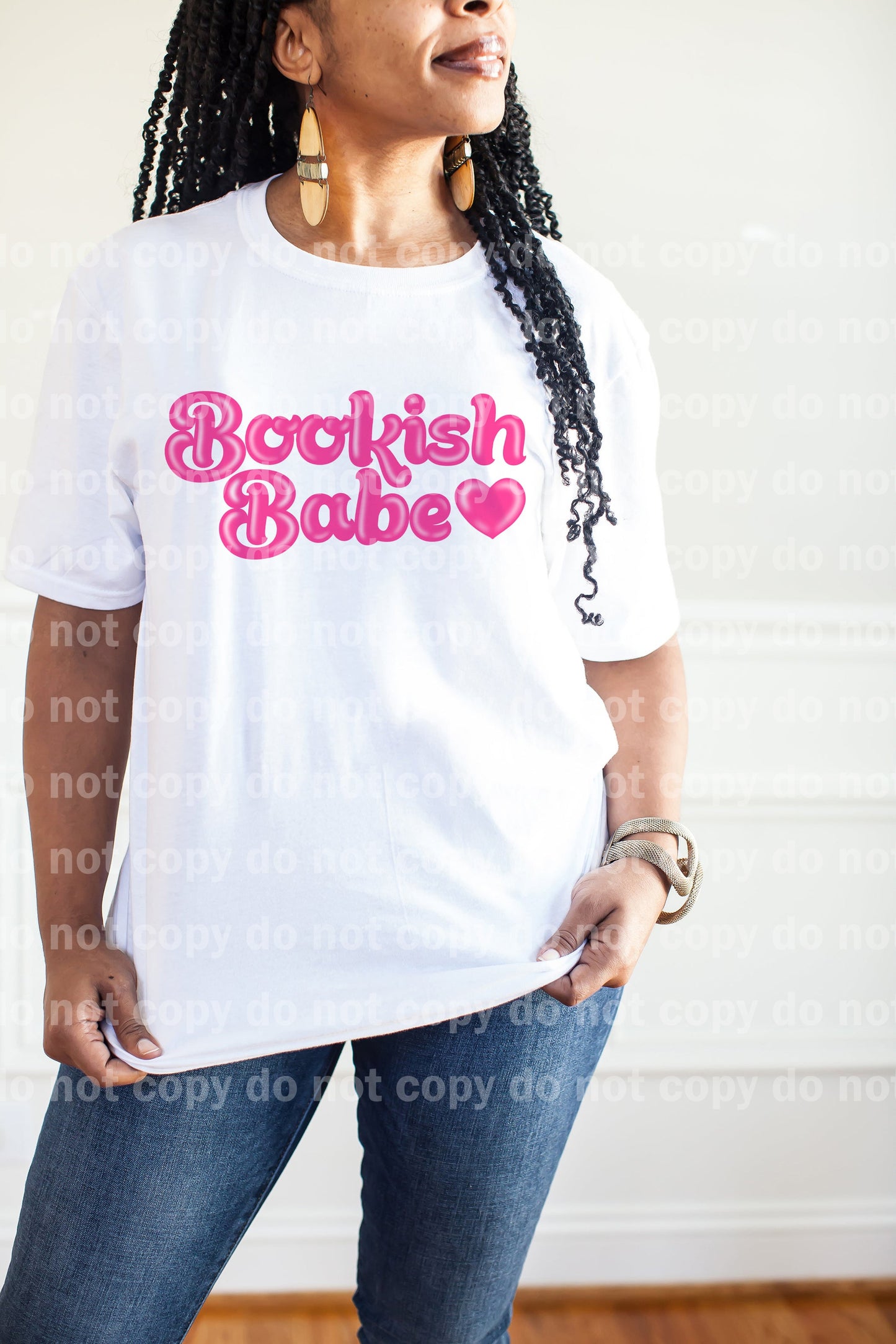 Bookish Babe Black/Pink Dream Print or Sublimation Print
