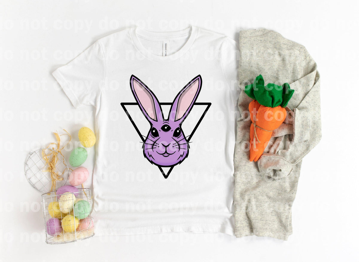 Bunny Third Eye Triangle Purple Dream Print or Sublimation Print