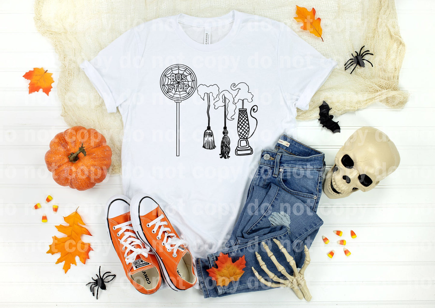 Creepy Bus Stop Signage and Witch Things Full Color/One Color Dream Print or Sublimation Print
