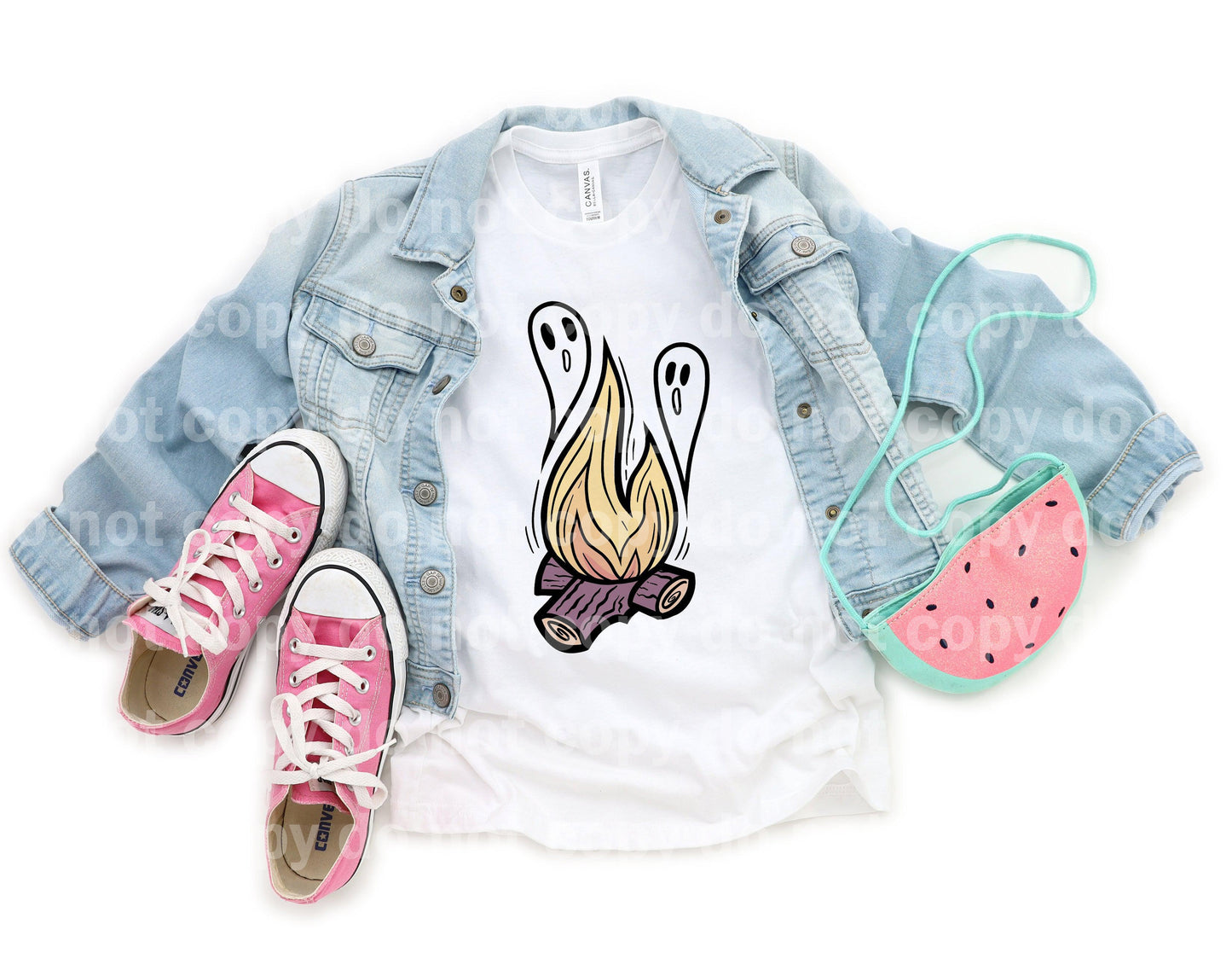 Campfire Ghosts Dream Print or Sublimation Print