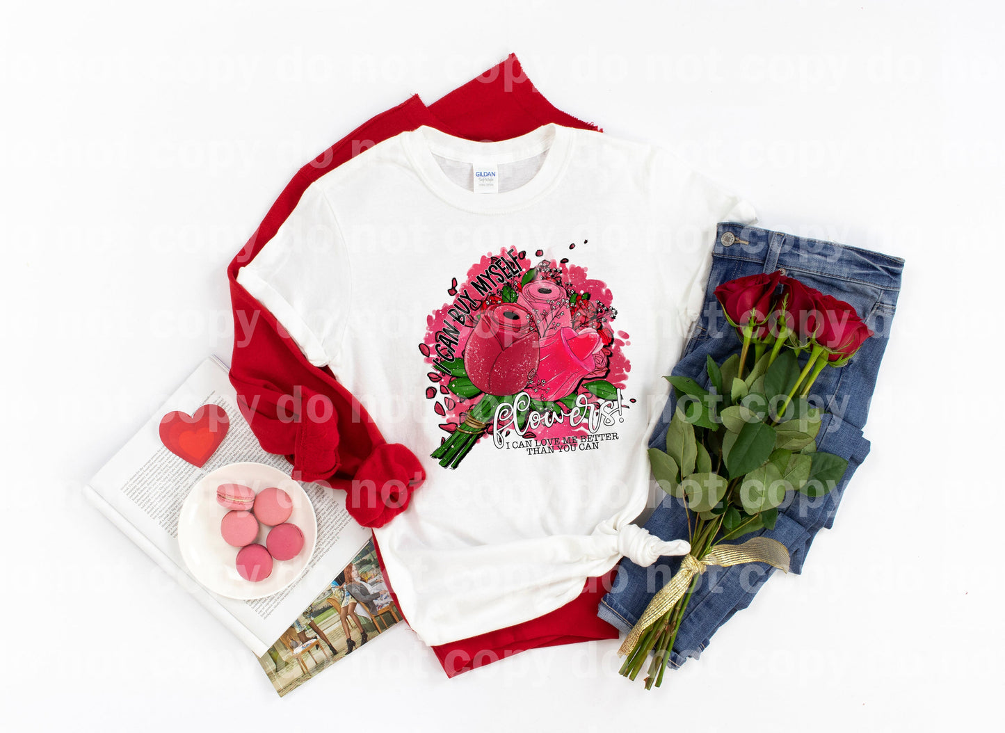 I Can Buy Myself Flowers Rose vibrator NSFW funny Dream Print or Sublimation Print