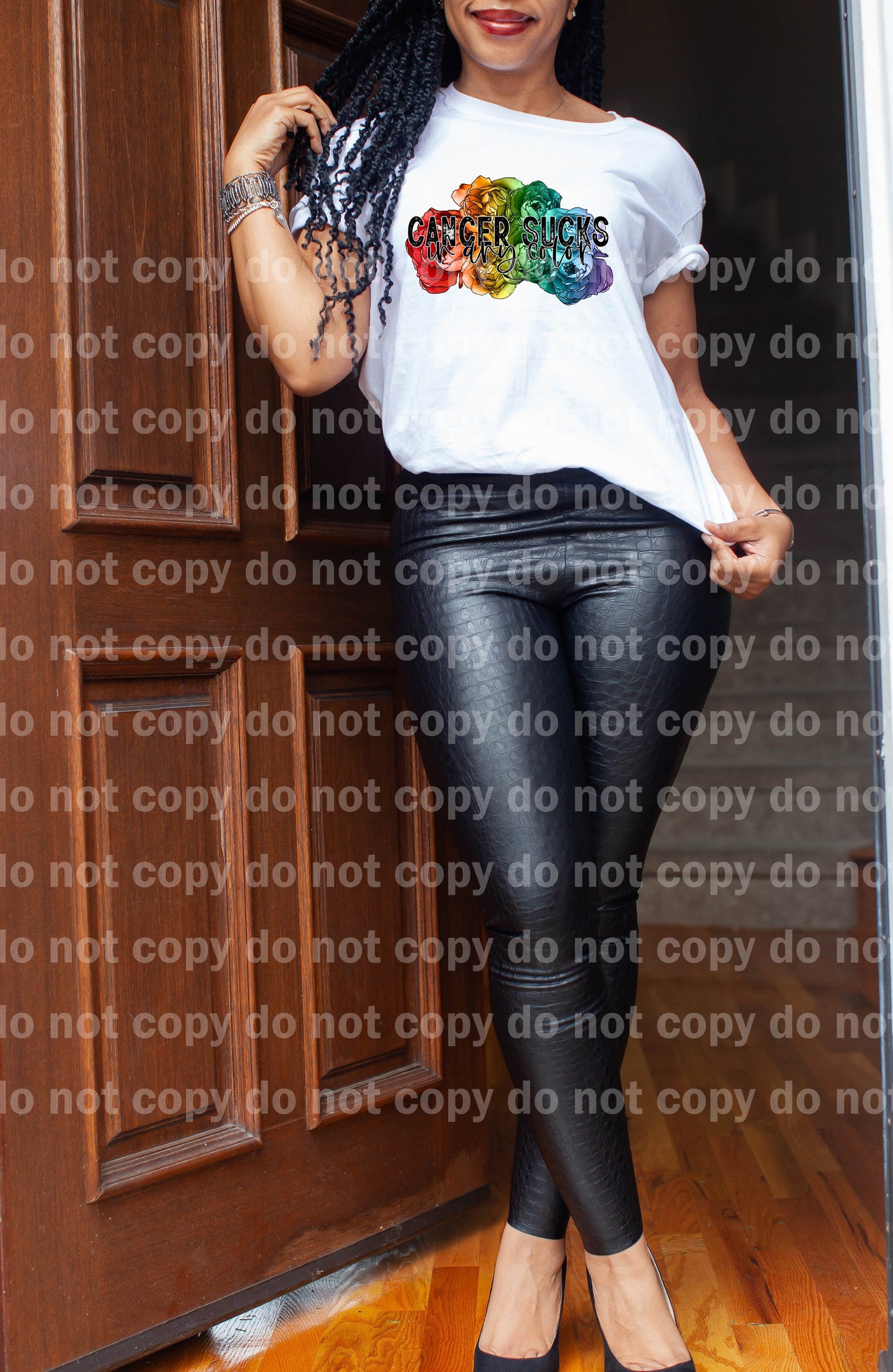 Cancer Sucks In Any Color Multicolor Dream Print or Sublimation Print