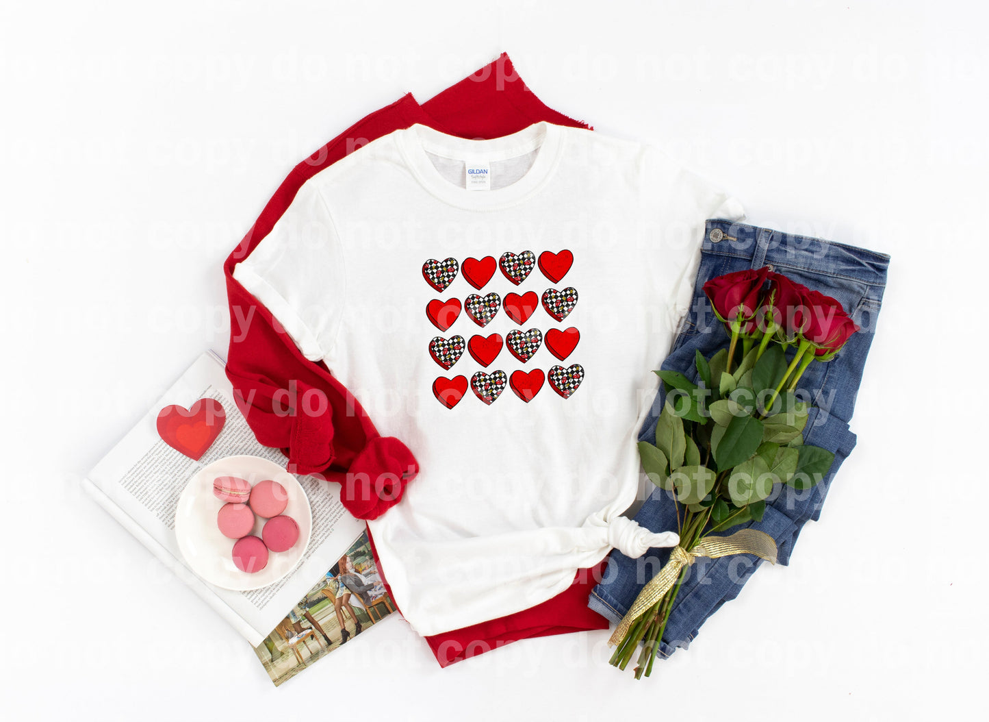 Candy Hearts Red Dream Print or Sublimation Print