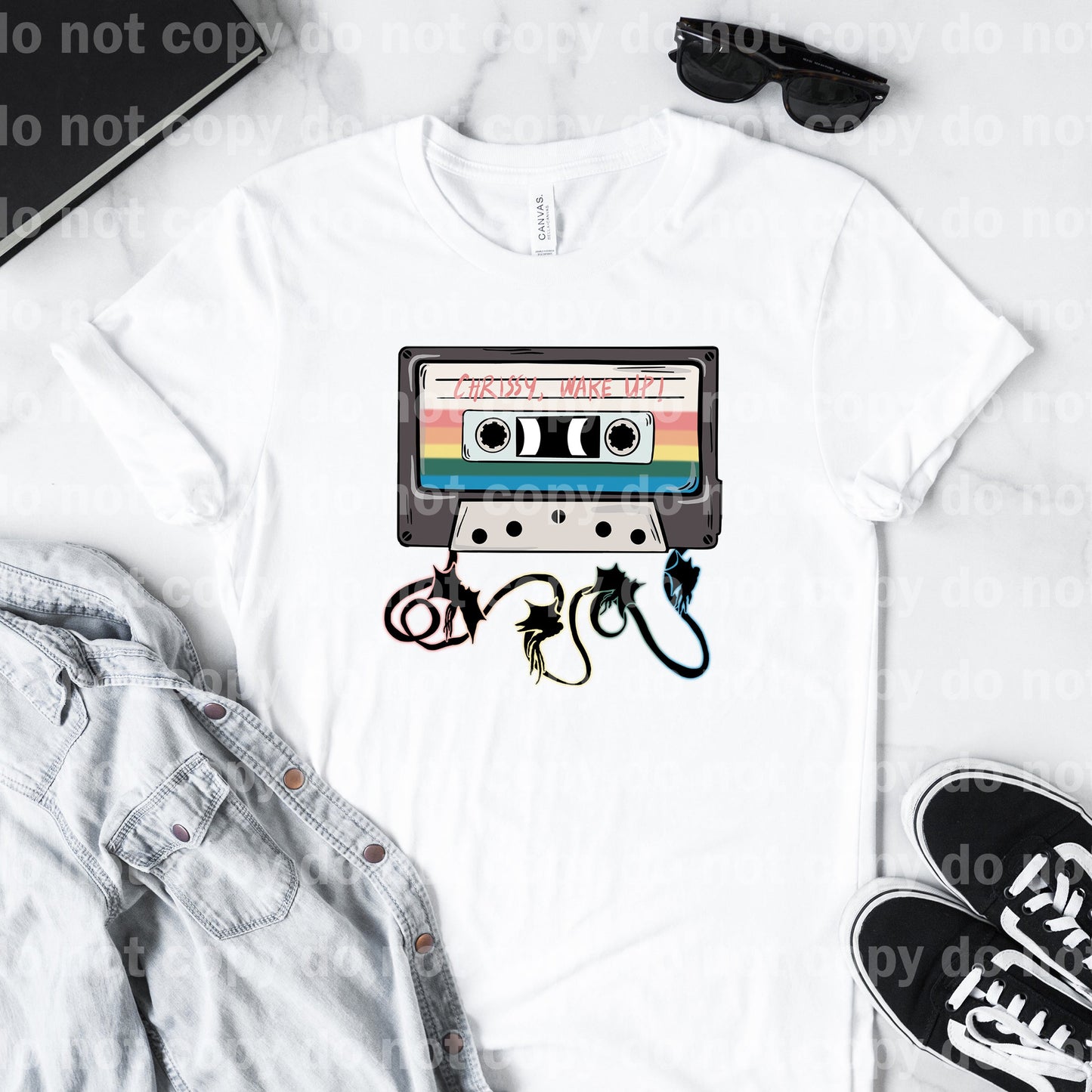 Chrissy Wake Up Cassette Tape Dream Print or Sublimation Print