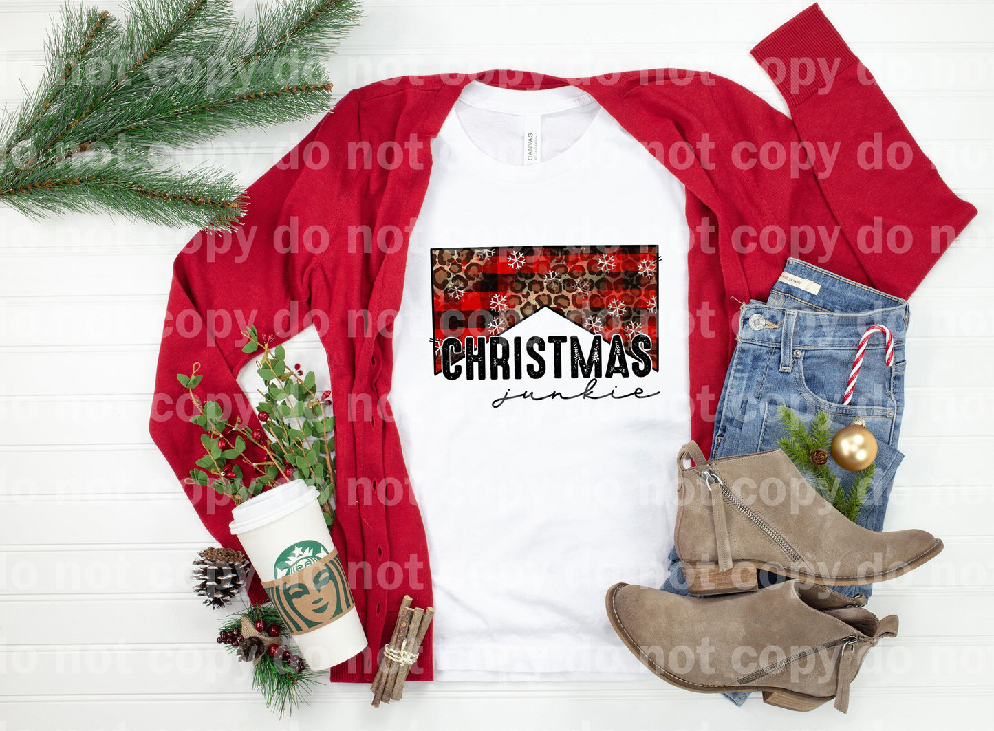 Christmas Junkie Plaind Dream Print or Sublimation Print