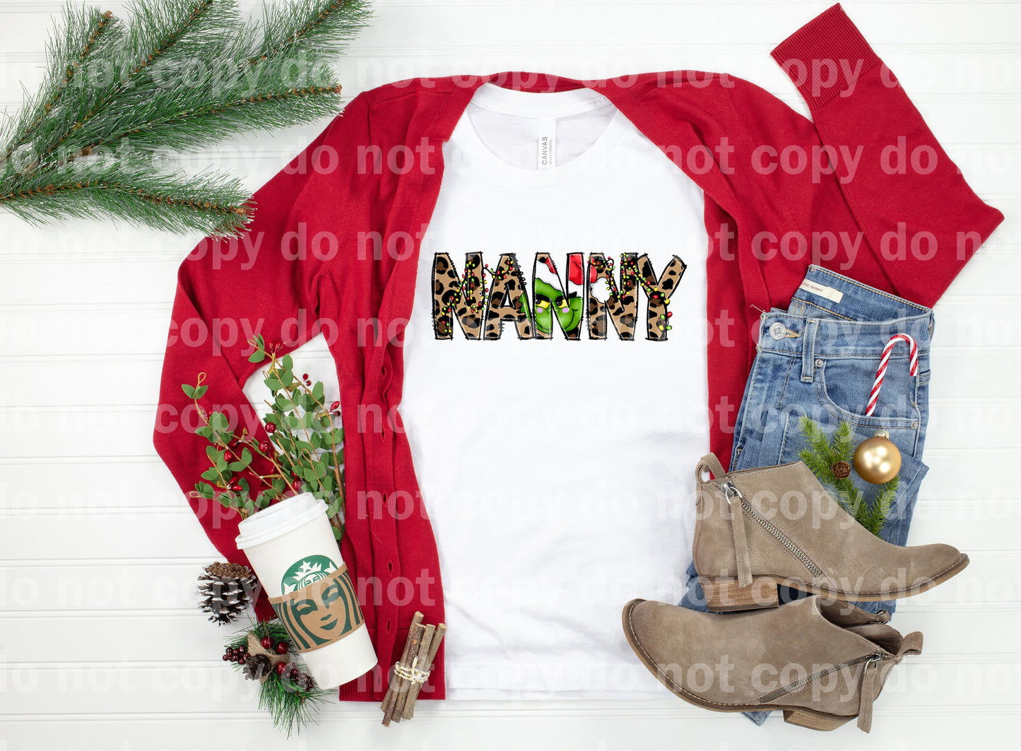 Christmas Nanny Dream Print or Sublimation Print