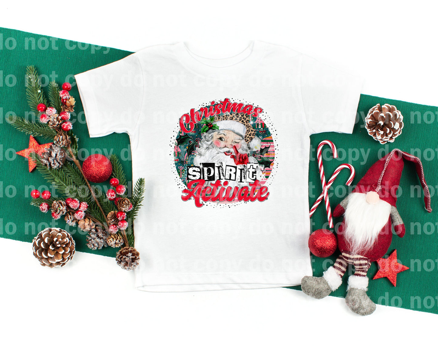 Christmas Spirit Activate Santa Dream Print or Sublimation Print