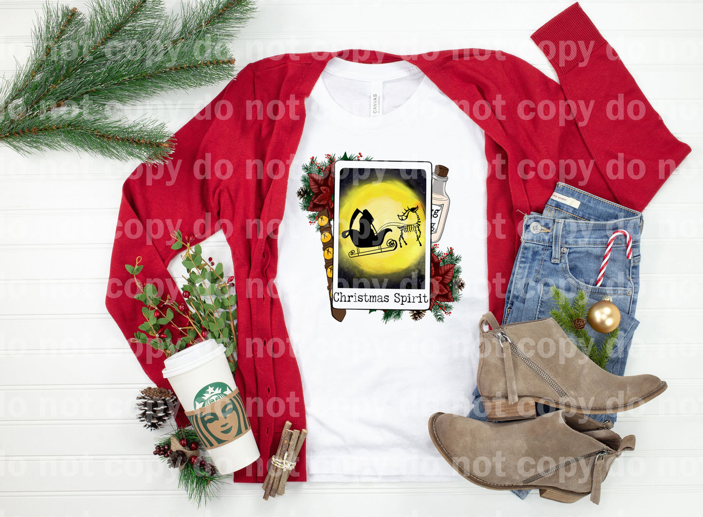 Christmas Spirit Card Dream Print or Sublimation Print