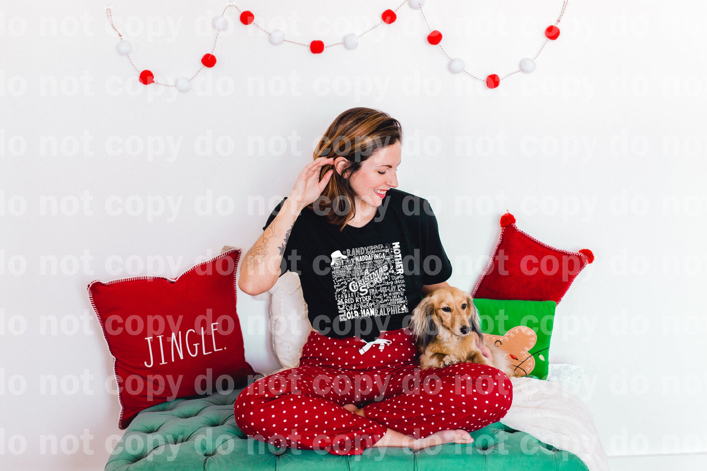 Christmas Story Black/White Color Dream Print or Sublimation Print