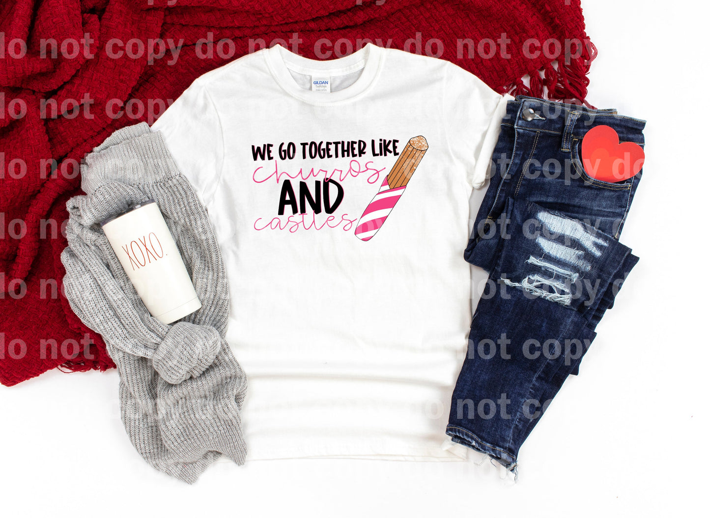 We Go Together Like Churros And Castles Dream Print or Sublimation Print