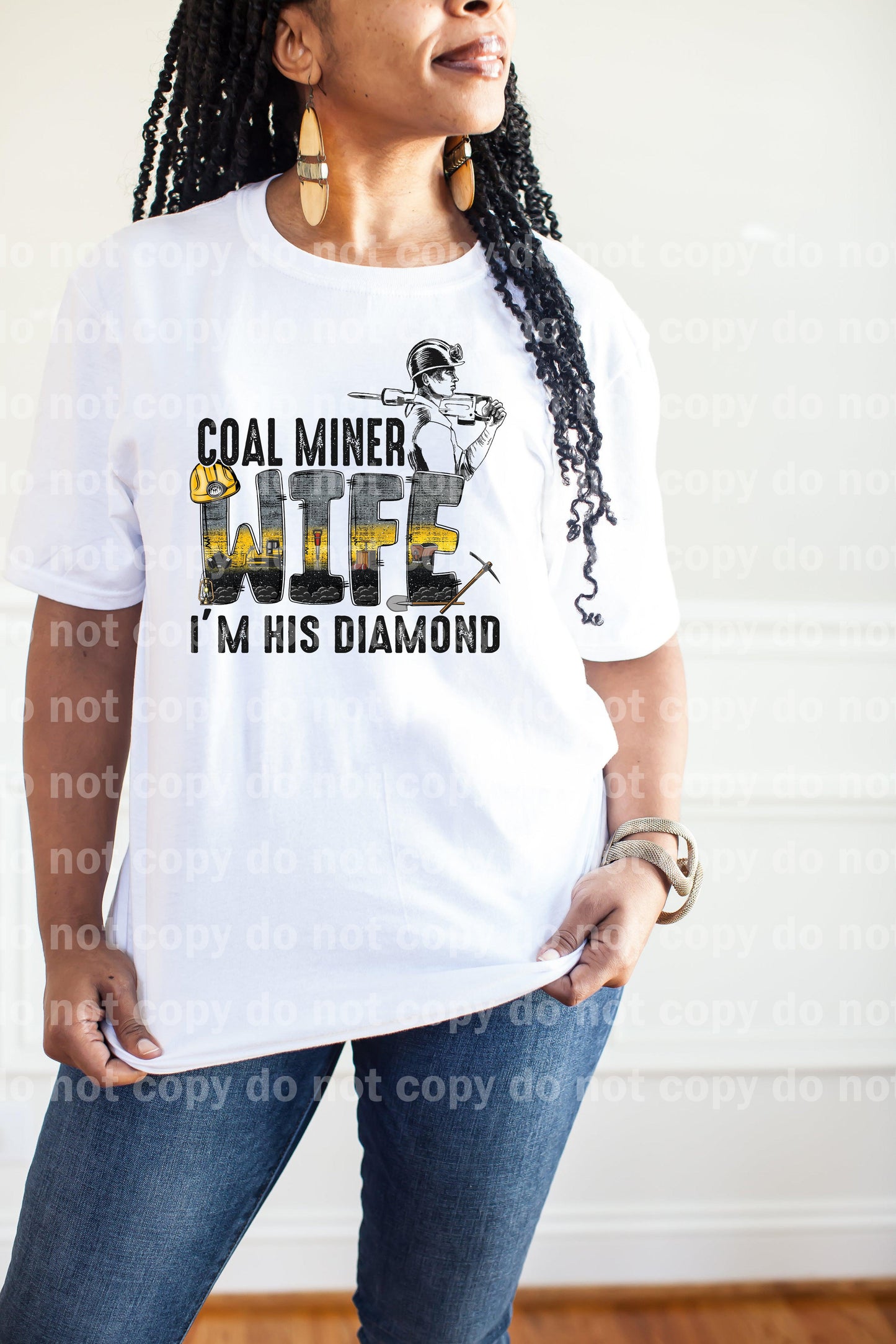 Coal Miner Wife I'm His Diamond Dream Print or Sublimation Print