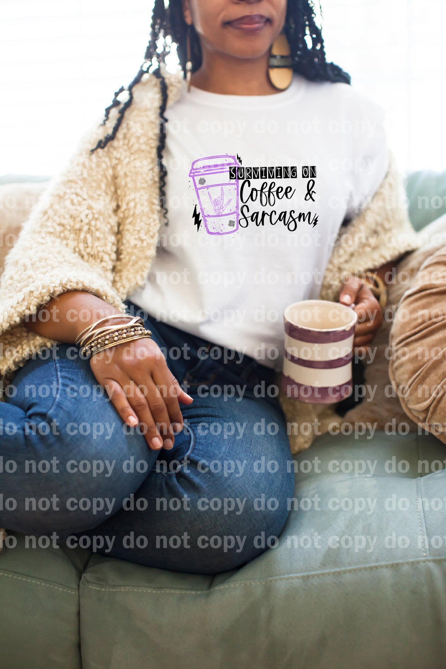 Surviving On Coffee And Sarcasm Dream Print or Sublimation Print