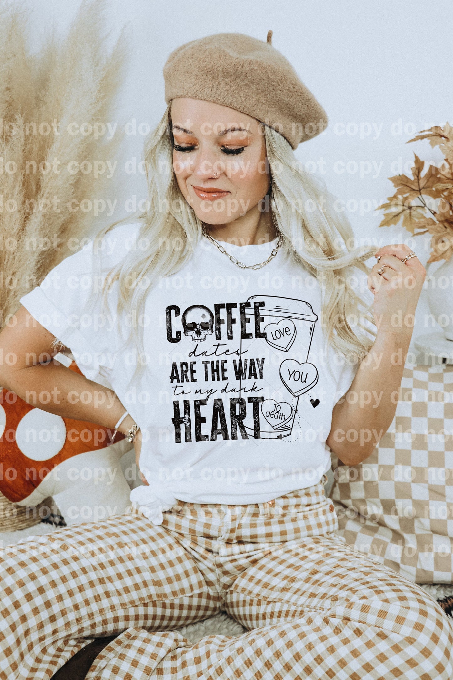 Las fechas del café son el camino hacia la impresión de sueños o sublimación de My Dark Heart