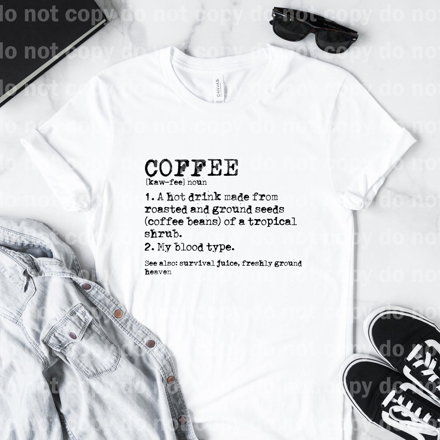 Coffee Definition Dream Print or Sublimation Print