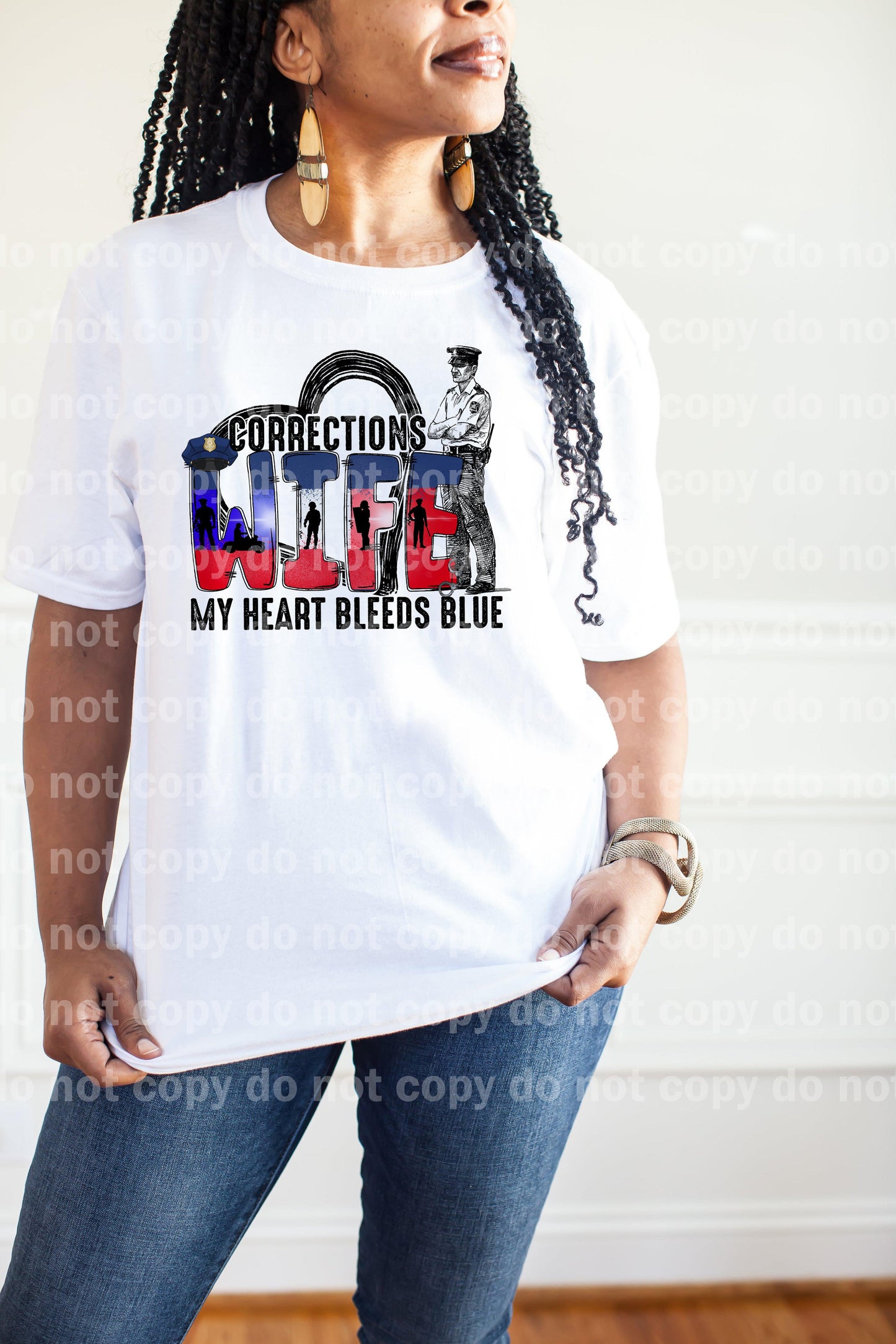 Corrections Wife My Heart Bleeds Blue Dream Print or Sublimation Print
