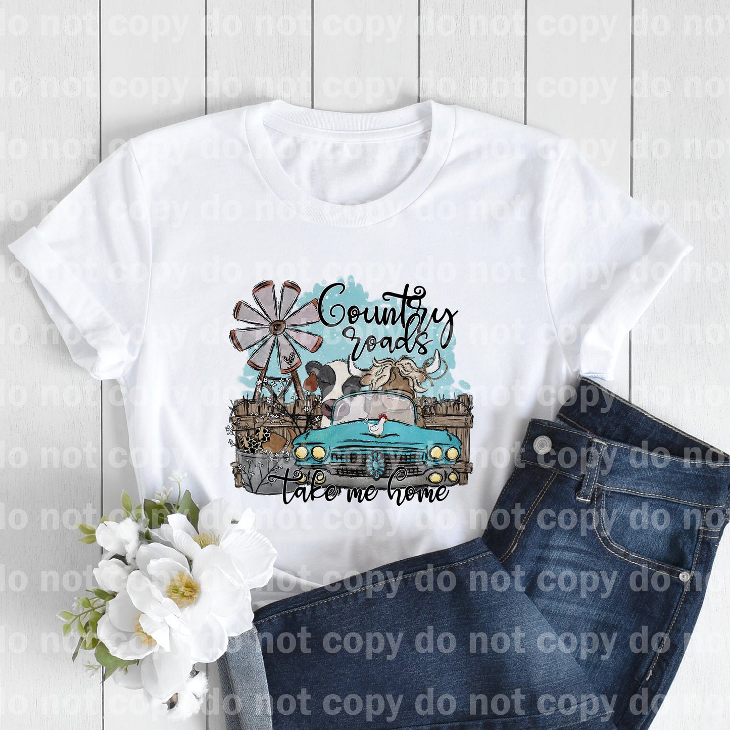 Country Roads Take Me Home Dream Print or Sublimation Print