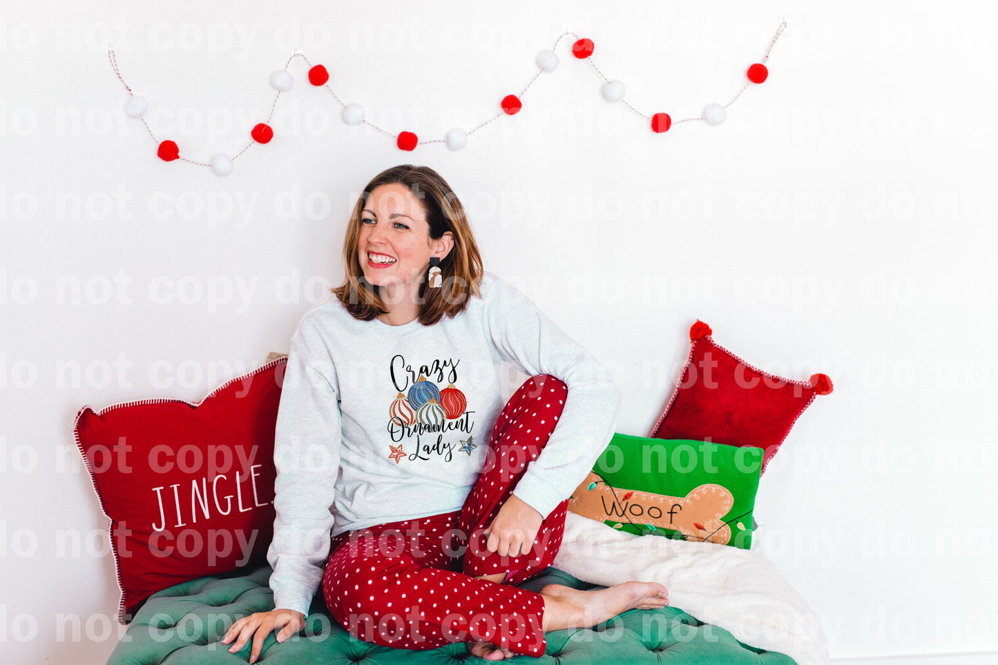 Crazy Ornament Lady Dream Print or Sublimation Print