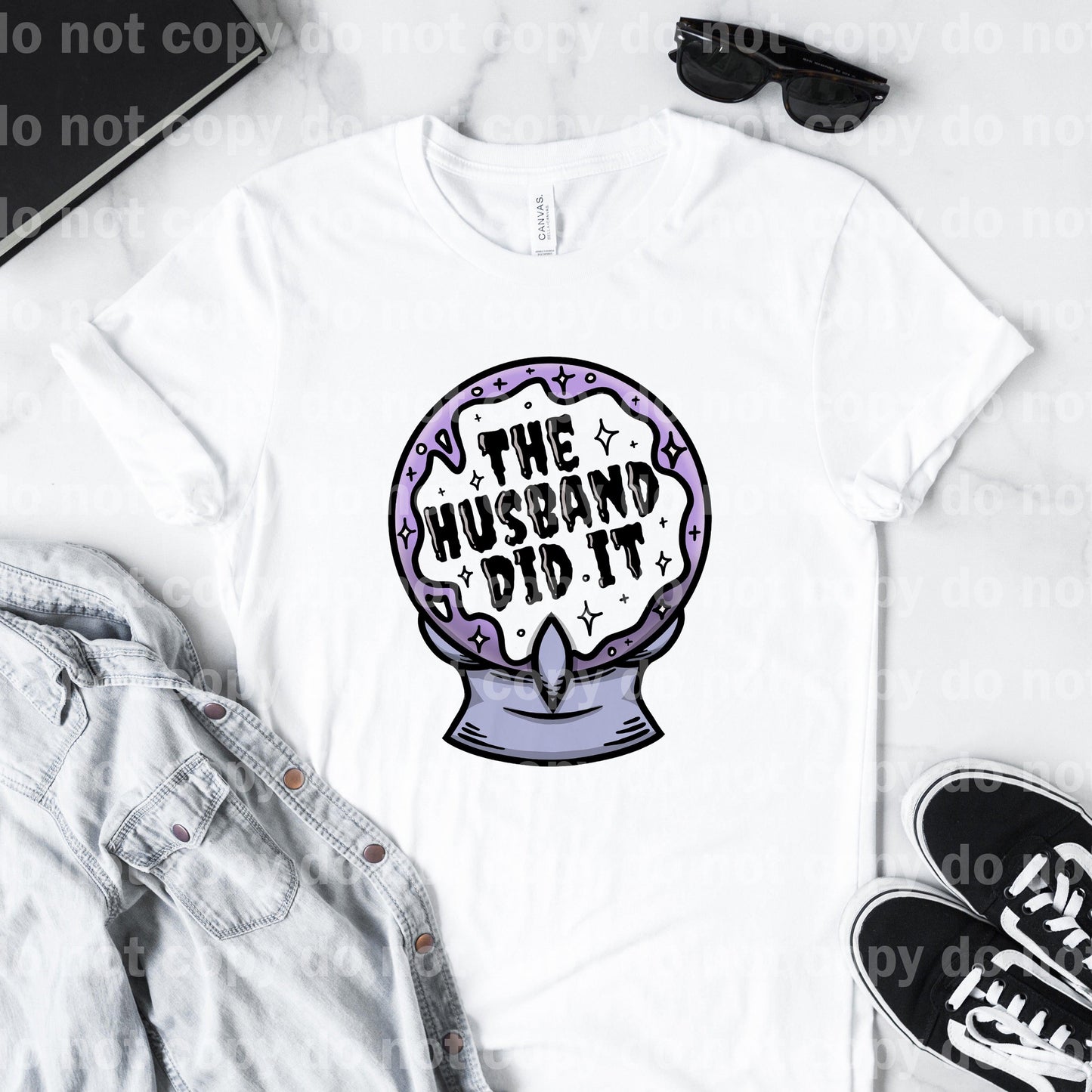 Crystal Ball The Husband Did It Dream Print or Sublimation Print