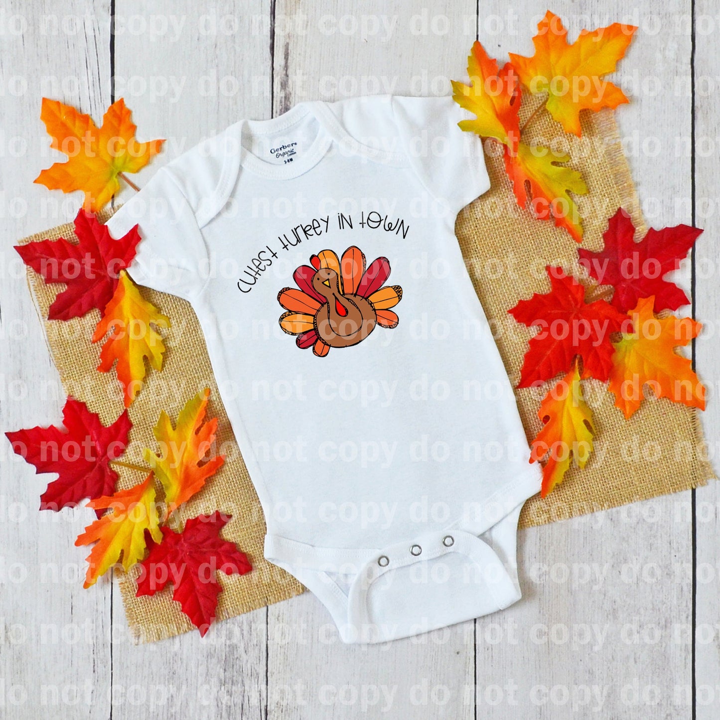 Cutest Turkey In Town Dream Print or Sublimation Print