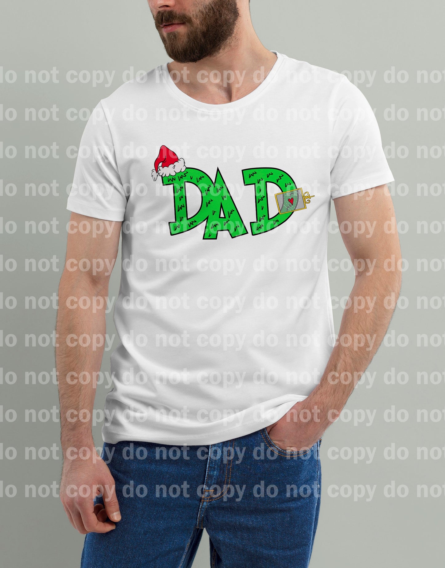 Dad Santa Hat Dream Print or Sublimation Print